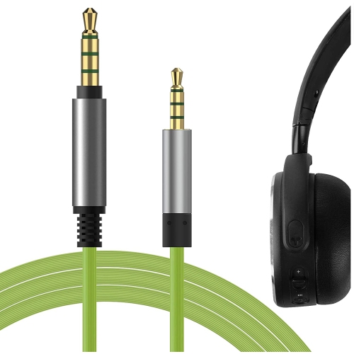 Image 1 de 5.. Câble audio QuickFit compatible avec câble d'écouteurs Y40, Y50, Y500, cordon stéréo auxiliaire de remplacement 2,5 mm