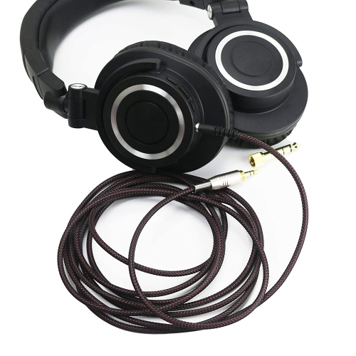 Replacement Audio Upgrade Cable Compatible with Audio-Technica ATH-M50xBT, ATH-AR3BTBK, ATH-SR50BT