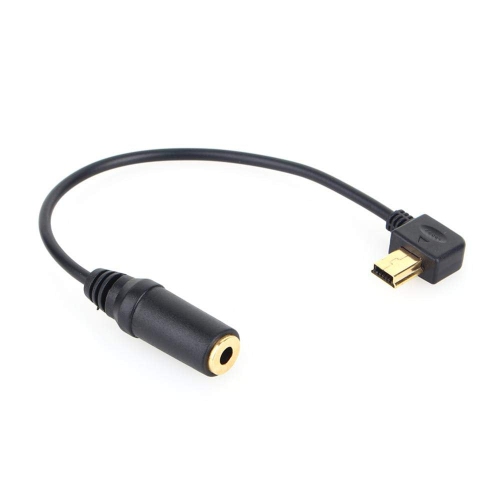 Microphone Audio Adapter, USB to 3.5mm Jack Audio Microphone MIC Link Adapter Connector Cable Wire for GoPro Hero 3 3+