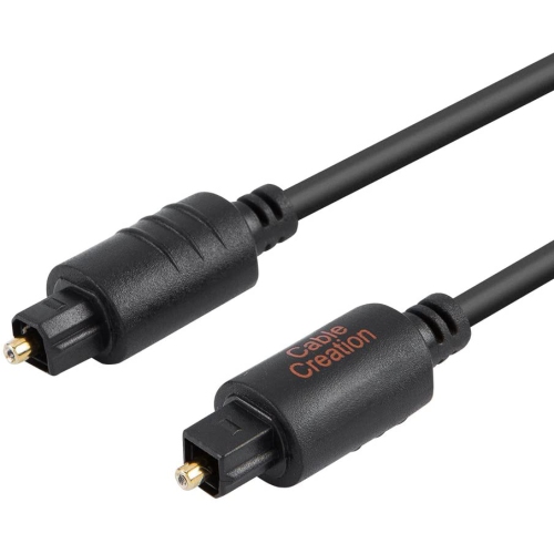 ALBERTATECH  12Ft Digital Fiber Toslink Cable Plated for Home Theater, Sound Bar, Tv, Ps4, Xbox, Vd/cd In Gold