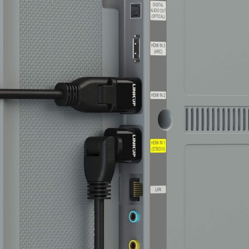 HDMI 4K Cable Ultra HD 360° Angle Swivel Digital Video Cord - Heavy Duty 28AWG - Extreme High Speed 18GB/s