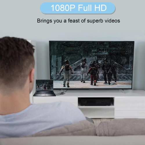 1080P VGA to HDMI Converter Adapter for Computer, Desktop, Laptop, PC, Monitor, Projector, HDTV