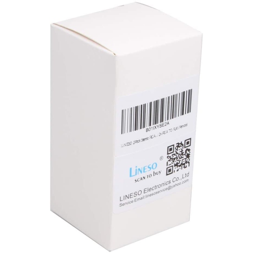 2Pack Stereo RCA to Stereo RCA Audio Extender Over Cat5