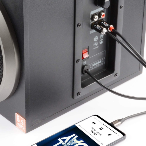 USB C to RCA Audio Cable, USB Type-C Male to 2 RCA Male Stereo Audio Converter Y Splitter Cable for Tablet