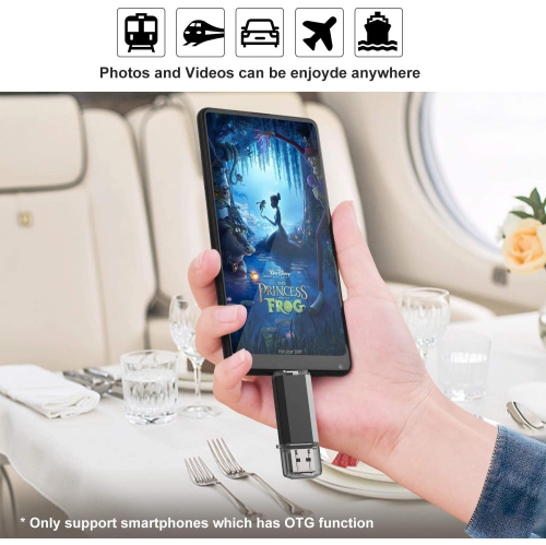 Clé USB-C USB 3.0 de 32 Go clé USB 3.0 2-en-1 + clé USB de type C haute vitesse jusqu’à 90 Mo/s