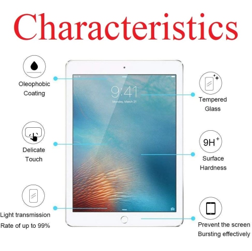 iPad Mini 1/2/3 Screen Protector Tempered Glass Film Cover for Apple iPad Mini, Mini 2 & Mini 3 [3 Pack]