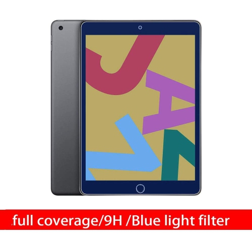 Screen Protector -Blue Light Filter Compatible for iPad 10.2 inch, 9H Hardness Tempered Glass Eye Protection