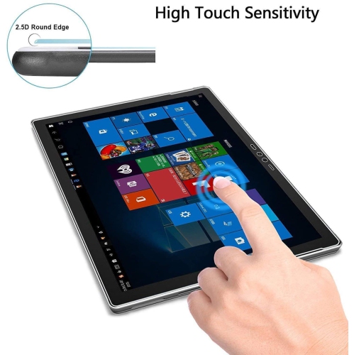 Surface Book Screen Protector [Tempered Glass], Easy Installation Anti-Scratch Friendly Touching Screen Shield
