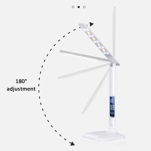 Portable Eye Protection LED Bedside work, study, reading ,Home Living Desk Lamp with Wireless Charger(Without Battery)
