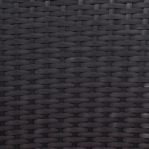 Outsunny 3 Pieces Wicker Patio Furniture Set, Rattan Bistro Set with Glass Top Coffee Table and Cushions, Outdoor Conversation Set for Garden, Porch,