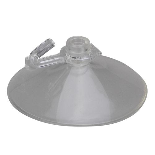 NORTHLIGHT  Club Pack Of 20 Mini Clear Hanging Christmas Suction Cup Hooks 1"