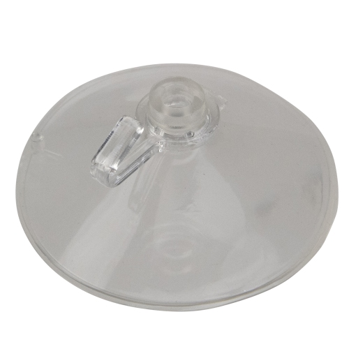 Club Pack of 20 Mini Clear Hanging Christmas Suction Cup Hooks 1"