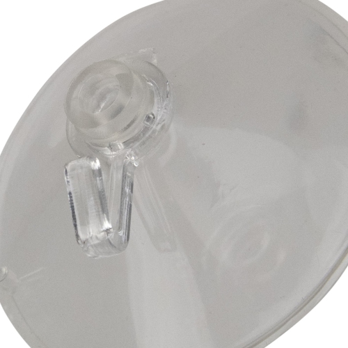 Club Pack of 20 Mini Clear Hanging Christmas Suction Cup Hooks 1"