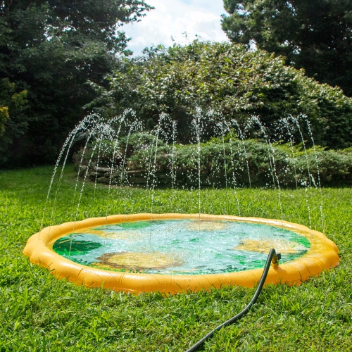 60" Inflatable Safari Children's Sprinkler Mat