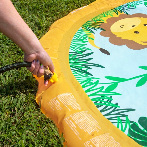 60" Inflatable Safari Children's Sprinkler Mat