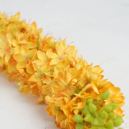 44" Yellow and Green Artificial Foxtail Decorative Floral Crafting Stem