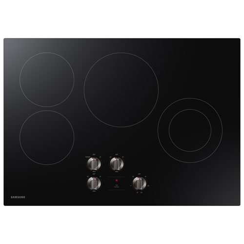 Samsung 30" 4-Element Electric Cooktop - Black