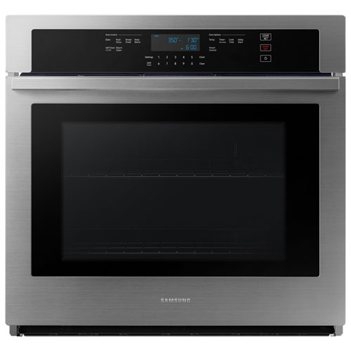 Samsung 30" 5.1 Cu. Ft. Self-Clean Electric Wall Oven - Stainless Steel
