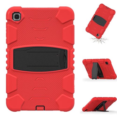 Shockproof Heavy Duty Rugged Defender Case Kickstand Cover for Samsung Tablet Tab A8 10.5" 2021, X200 / X206, Red