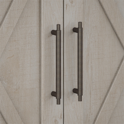 Trent Home Transitional Tall TV Stand for 65 Inch TV in Washed Gray