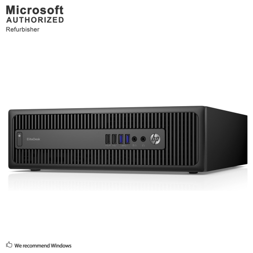 Refurbished - HP EliteDesk 800 G1 SFF PC, Intel i7-4770 3.4Ghz, 32G DDR3, 1T SSD, DVDRW, DP, 4K Support, WiFi, Keyboard & Mouse, Win10Pro 64bit -