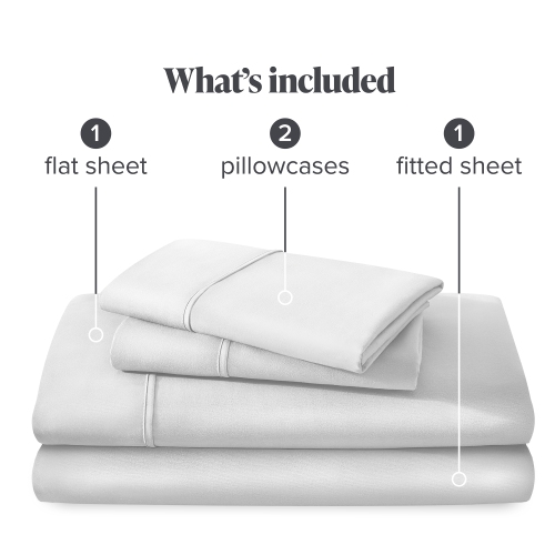 Bare Home Side Pocket Sheet Set - 1800 Ultra-Soft Microfiber Bed Sheets - Double Brushed - Dual Pocket - Deep Pocket - Bedding Sheets & Pillowcases