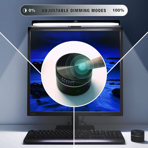 ICON BEST Adjustable Computer Monitor Lamp, Screen Lamp, Monitor Light Bar with Remote Control