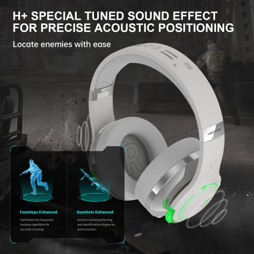 HECATE G5BT Bluetooth 45ms Low Latency Wireless Gaming Headset with Retractable Microphone