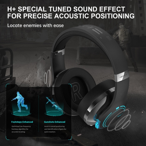 HECATE G5BT Bluetooth 45ms Low Latency Wireless Gaming Headset with Retractable Microphone
