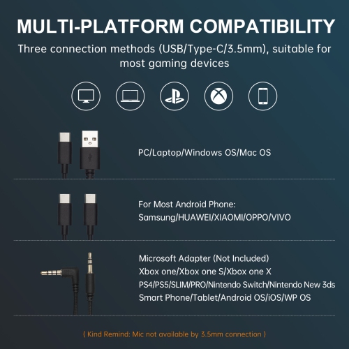 HECATE by Edifier GX Hi-Res Wired Gaming Headphones with Microphone - ENC Noise Cancelling - 50mm Driver