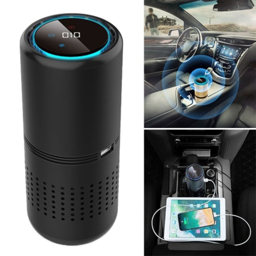 ISTAR Car Air Purifier Air Portable Air Ionizer Remove Dust for Home Reduce Odor and Allergies from Mold, Smoke, Dust, Pollen and Pet Dander Black