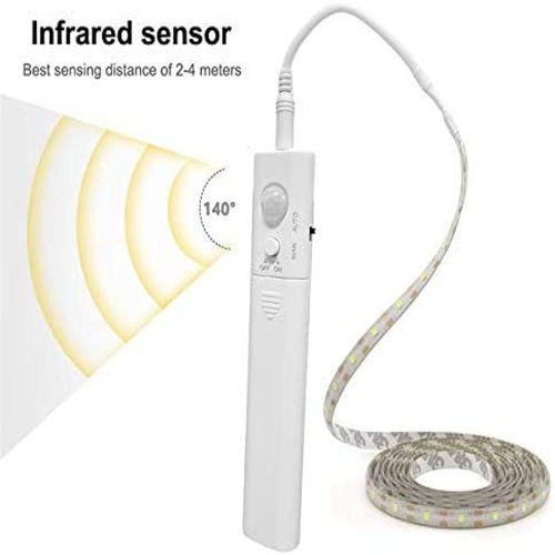 Lampe de nuit à DEL USB pour armoire à détecteur de mouvement sans fil