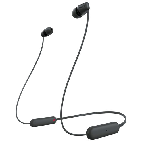 Sony WIC100 In-Ear Bluetooth Headphones - Black