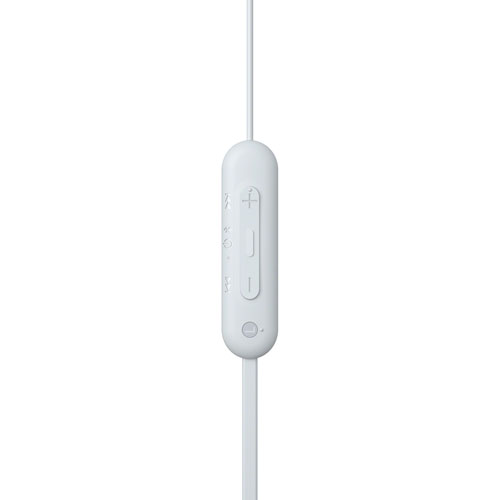 Écouteurs boutons Bluetooth WIC100 de Sony - Blanc