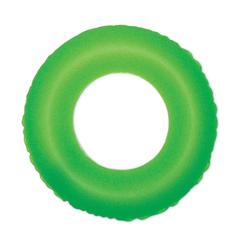 Inflatable Neon Lime Green Swimming Pool Inner Tube, 35-Inch
