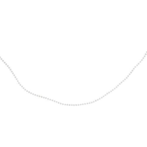 100' x 0.25" Shiny Clear Iridescent Beaded Artificial Christmas Garland - Unlit