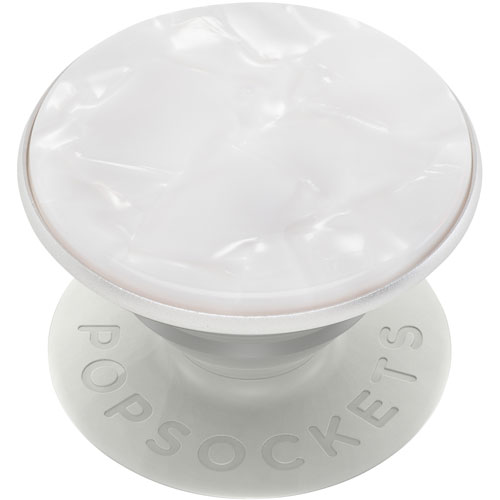 PopSockets PopGrip Universal Cell Phone Expanding Grip & Stand - Acetate Pearl White