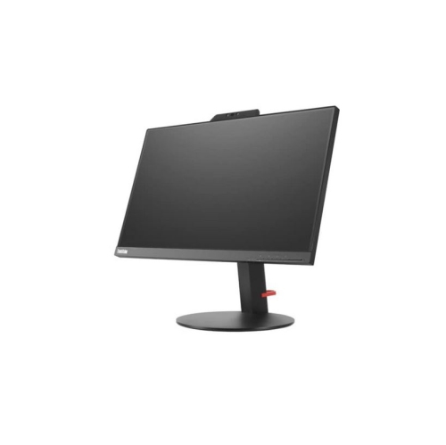 Refurbished - Lenovo T22V-10 Monitor 21.5" FHD 1920x1080, Speaker, Webcam, HDMI, VGA, Display Port, Adjustability Tilt, Swivel, Pivot -