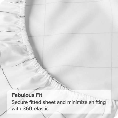 Bare Home 100% Organic Cotton Sheet Set - Crisp Percale Weave - Lightweight & Breathable