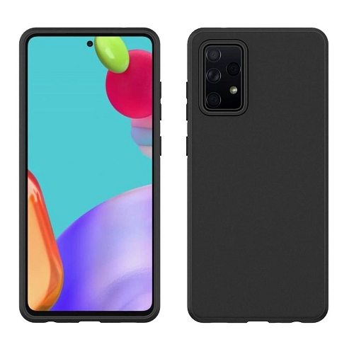 【CSmart】 Thin TPU Silicone Jelly Bumper Soft Case Back Cover for Samsung Galaxy A53 5G, Black