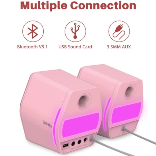 Edifier Hecate G2000 32W RGB Gaming Computer Speakers – Pink