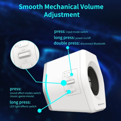 Edifier Hecate G2000 32W RGB Gaming Computer Speakers - White