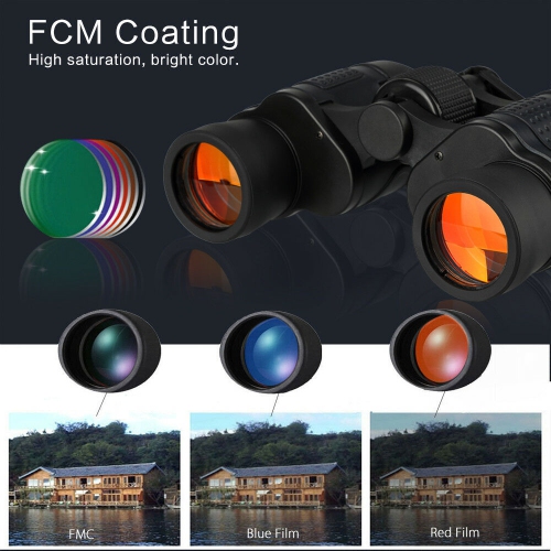 Waterproof HD Telescope 60X60 Binoculars Hd 3000M High Power For Outdoor Hunting Night Vision binocular Fixed Zoom