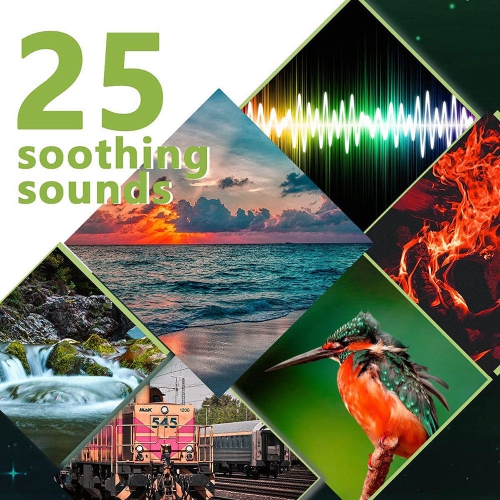 Sound Box Wireless Charger Sleep Instrument with 25 Natural Soothing Sounds,3 Timer and Memory Function - PrimeCables®