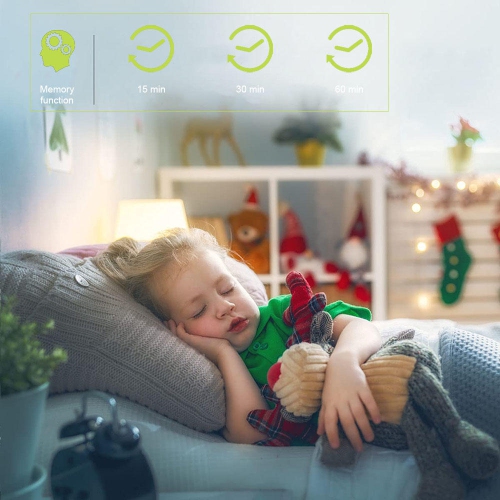 Sound Box Wireless Charger Sleep Instrument with 25 Natural Soothing Sounds,3 Timer and Memory Function - PrimeCables®