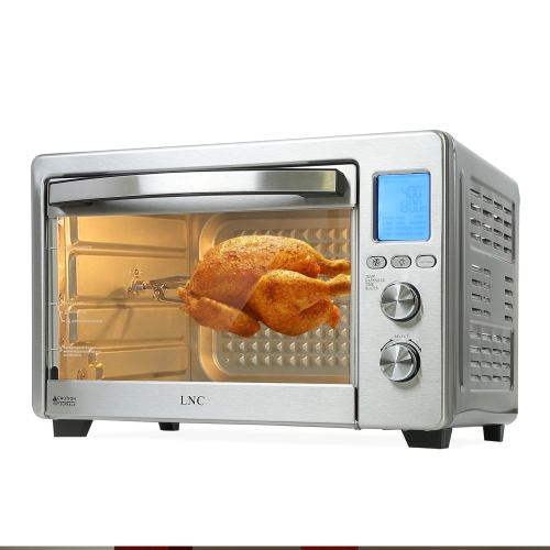 34QT Large Capacity Air Fryer 12 In 1 Convection Rotisserie Countertop Toaster Oven Best Buy Canada