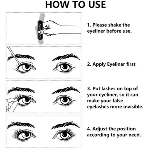 ISTAR Waterproof Magnetic Eyelashes and Eyeliner Kit for Natural Magnetic Eyelashes Set With Reusable False Lashes