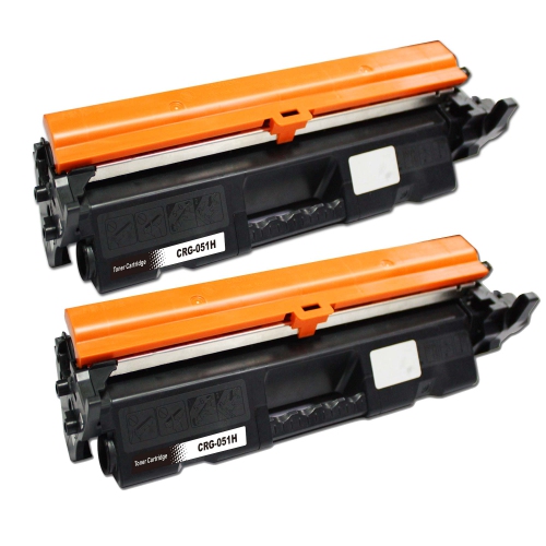 toner4u - 2PK CRG 051H Toner Cartridge Yield:4,000 Compatible for Canon051H Cartridge