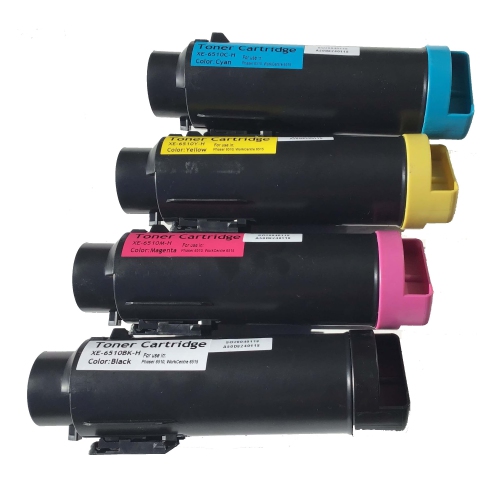 toner4u - 4 Pack Compatible 106R03477 106R03478 106R03479 106R03480 6510 / 6515 Toner Cartridge for XEROX 6510, Xerox 6515