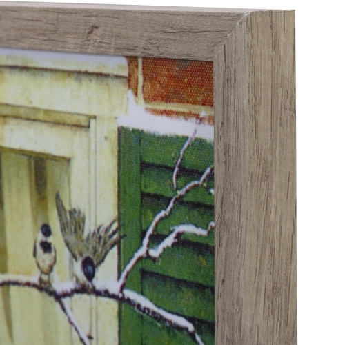 Norman Rockwell «&nbsp;Oh Boy!&nbsp;» Illuminé, 19 po Art mural de Noël «&nbsp;It’s Pop&nbsp;» avec une nouvelle Plymouth